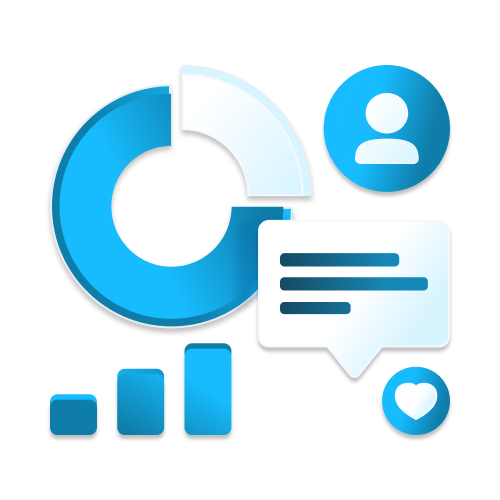 Social Media Management Icon